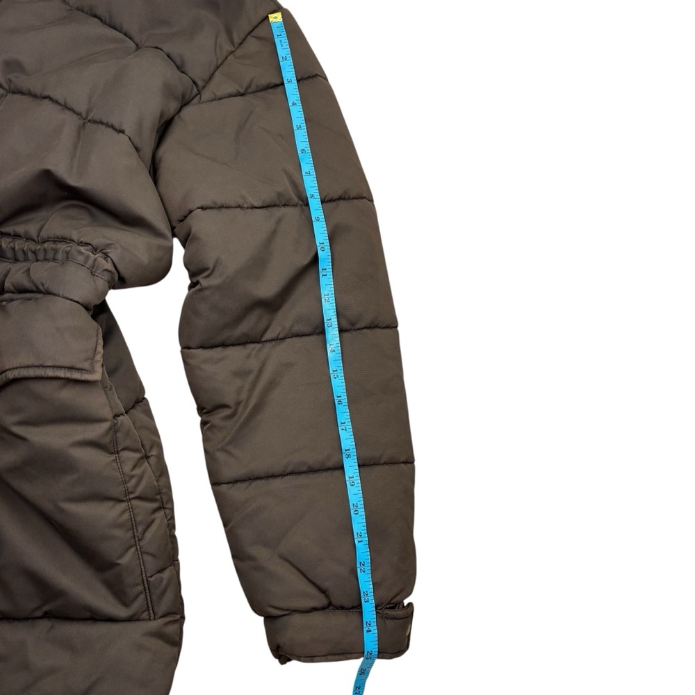 RRL by Ralph Lauren Coated Twill Parka Vintage Black Fleece Hood Size L New - Picture 6 of 16
